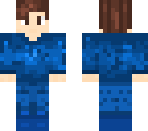 boy in blue pjs