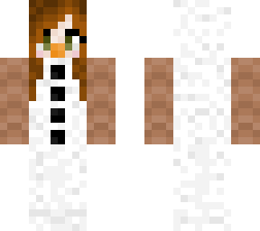 brown hair snowman onsie girl
