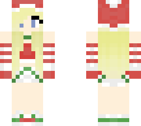 christmas blonde girl