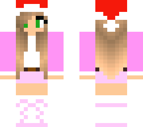 christmas little_kelly with a red santa hat on