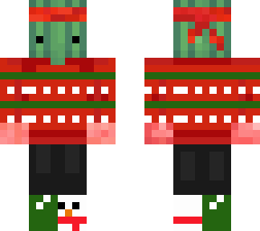 christmas watermelon! happy holidays!
