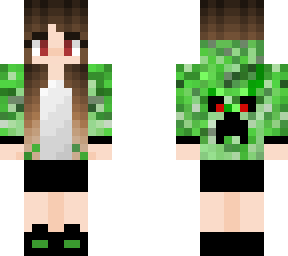creeper hoodie girl (with red eyes)