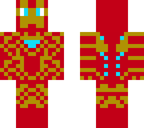 custom iron-man minecraft skin hope you like it