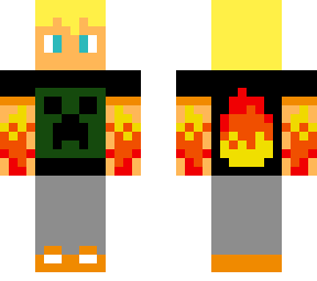 flaming boy