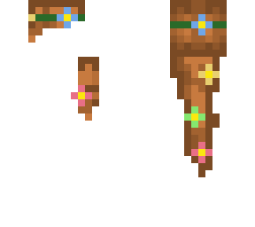 flower hair base