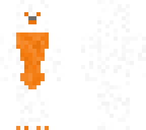 furry white and orange