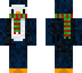 fuzzy christmas penguin