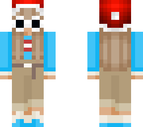 girl georgenotfound w/ christmas hat