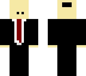gold and black boy but has a hitman look