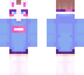 heatwaves themed bunny mask & hoodie