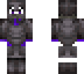 kid with netherite armour
