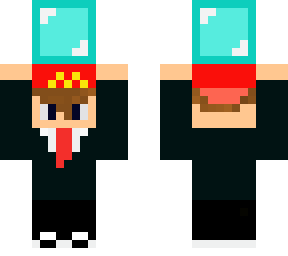 milionaire holding up diamond block