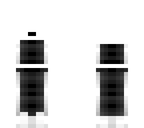 ob - black top & bottom duo w/ white side stripes