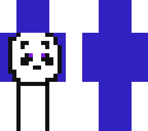 panda dream but blue
