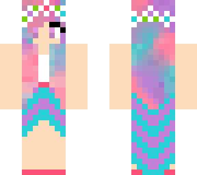 pastel tie die flower girl