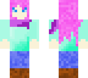 pink haired girl