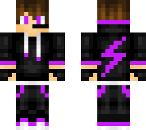 purple and red gamer boy