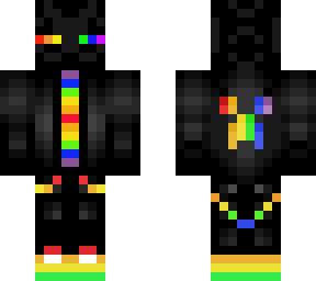 rainbow enderman dj