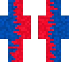 red/blue wool