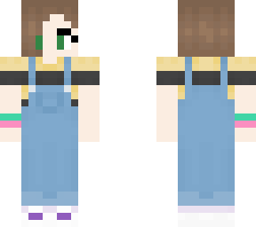 short haired overalls