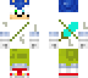 sonic with diamond sword