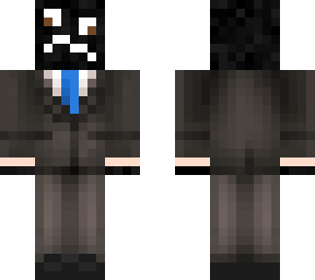 the blue abomination in a suit