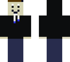 the guy in 1/2 hoodie and 1/2 sweater