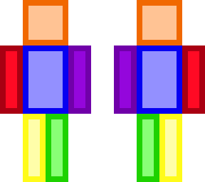 walking rainbow