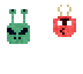 weird alien heads