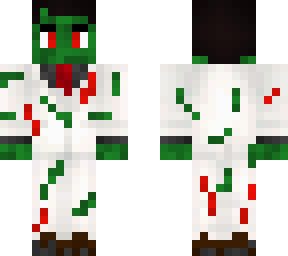 zombie white suit man | Minecraft Skin