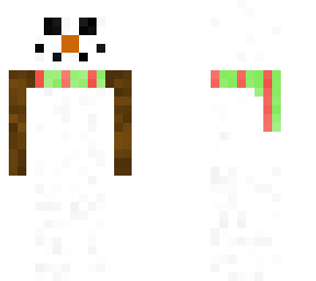 3D snowman | Minecraft Skin