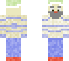 a beard in winter clothes