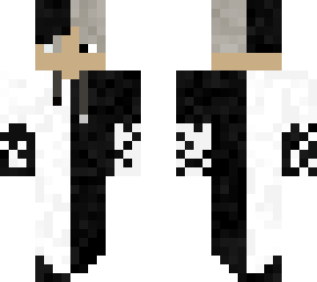 a cool black and white guy skin v2