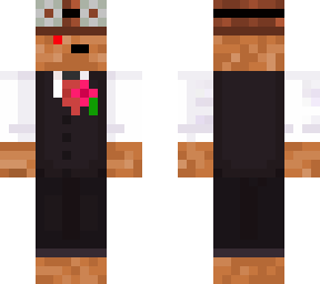 a peanut in suit