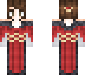 acelina's red winter dress