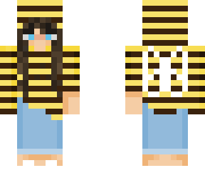 bee hoodie girl