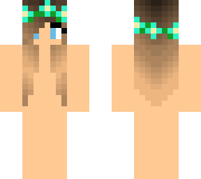 blank skin (hair and flowerband)