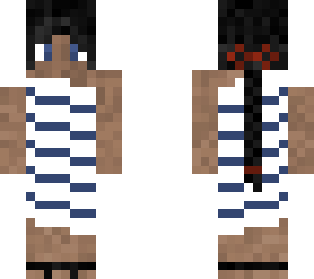 blue and white dress
