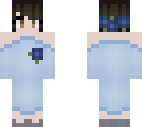 blue dress