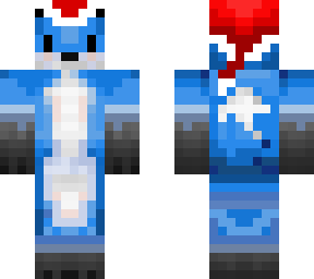 blue fox santa