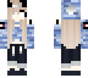 blue girl
