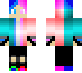 blue pink boy