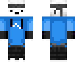 blue sweaty panda