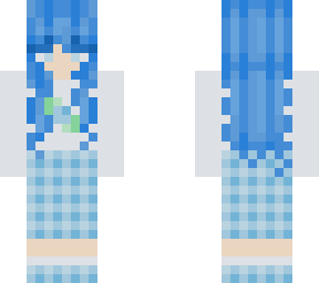 blueberry plaid gal
