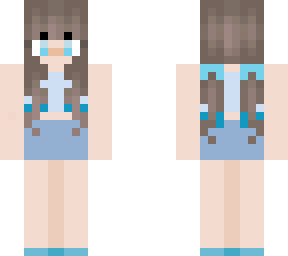 chica  azul