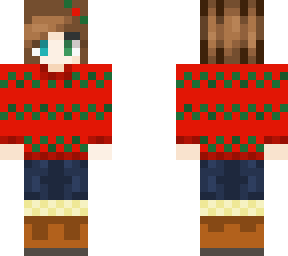 christmas mistletoe sweater