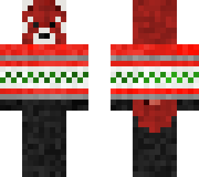 christmas red panda