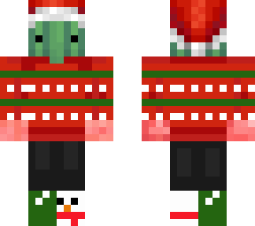 christmas watermelon! happy holidays! (santa hat)