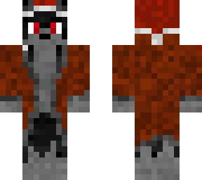 christmas wolf with robe