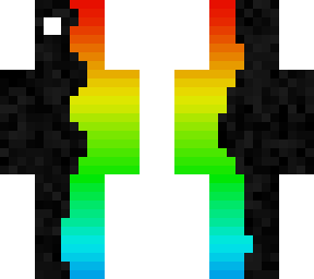 corrupted rainbow black